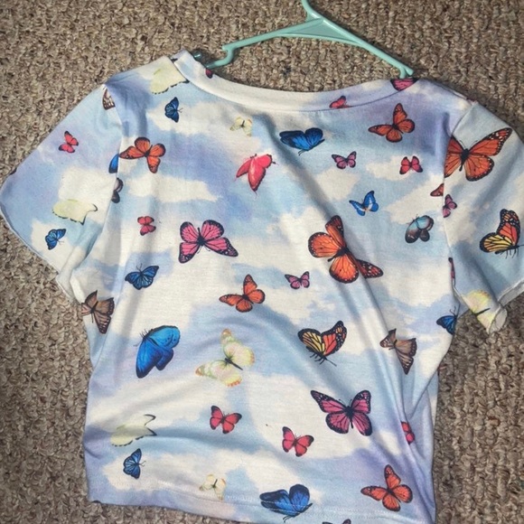 Butterfly Crop top - Picture 2 of 2
